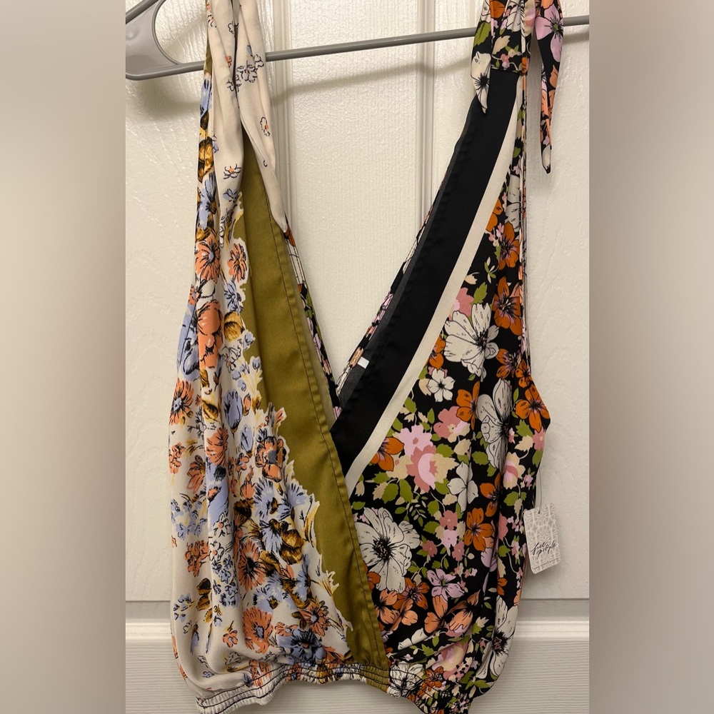 NWT Free People Floral Tank